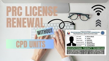 PRC License Renewal without CPD Units