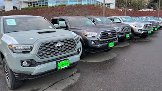 Toyota just killed the Tacoma 6,000 dollars off 23s Toyota Tacoma models the last real Truck ! ￼