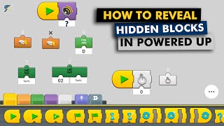 How to reveal the hidden code blocks of the LEGO Powered Up app screenshot 3