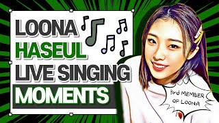 Haseul from LOONA live singing, real vocals compilation