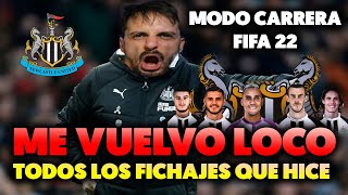 ?TODOS MIS FICHAJES para el NEWCASTLE UNITED FIFA 22 · ¿Podré ganar la PREMIER · Modo carrera