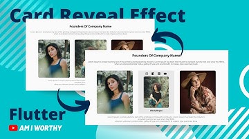 Responsive UI Card Design | Flutter Web | Hover Effects in Flutter