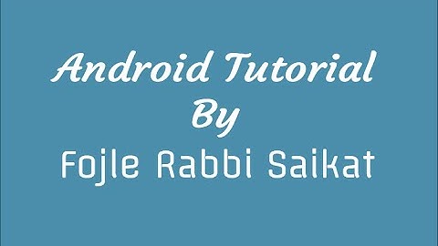 Rounded EditText Tutorial Android