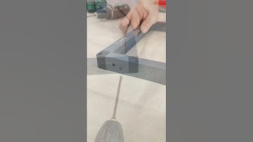 How to assemble the low rail detachable folding screen door frame? Detachable design #qiangning