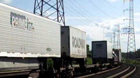 Norfolk Southern 20K Powered By NS Trio, Bound Brook NJ