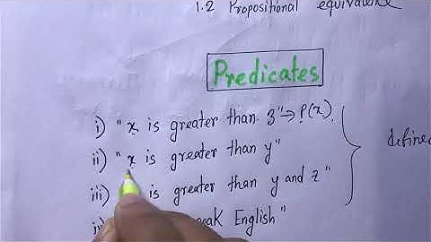 discrete math bangla tutorial 24 : Predicate