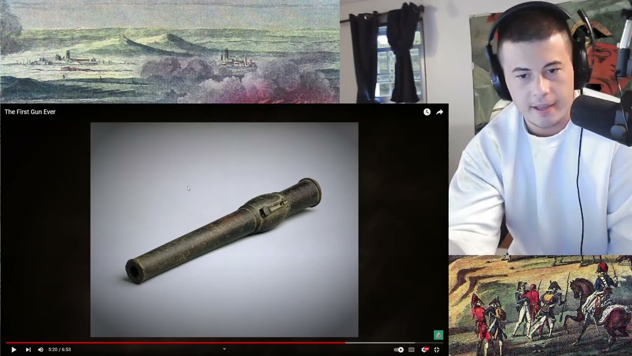 American Reacts The First Gun Ever