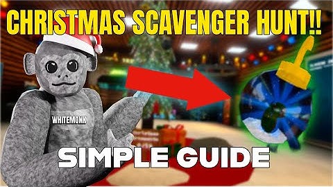 Scary Baboon Christmas Scavenger Hunt Guide (Find ALL Items!)