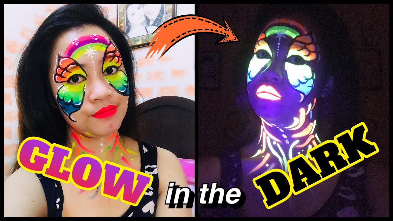 GLOW in the DARK FACE PAINT