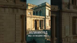 🏰Калининград. Вид с Эстакадного моста. Остров Канта. Рыбная деревня. #shorts #калининград #travel