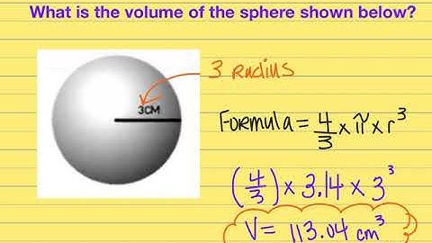 VOLUME   Spheres