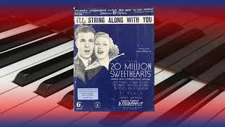 I'll String Along With You - Vintage Sheet Music