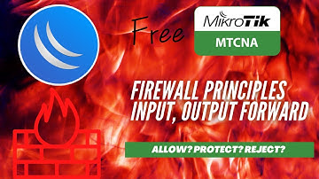 Full MikroTik MTCNA -  Firewall Principles (Forward,Input,Output)