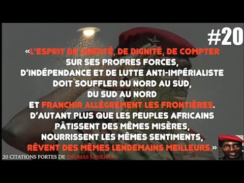 Des Citations De Thomas Sankara Un Guerrier Africain Youtube Des Citations De Thomas Sankara Un Guerrier Africain Youtube