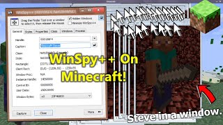 Using WinSpy++ on Minecraft! screenshot 5