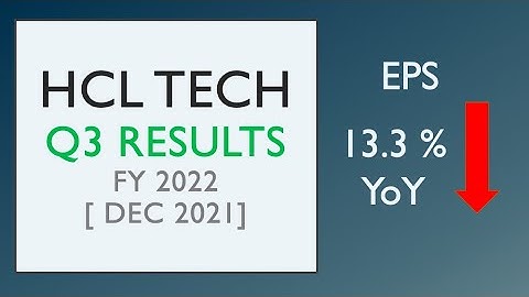 HCLTech Q3 Results 2022 | HCL TECHNOLOGIES Quarterly Results Analysis Q3FY22 Dec2021