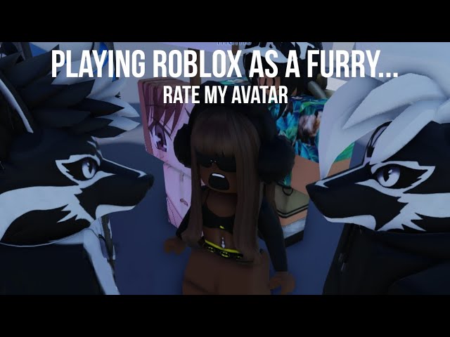 furry roblox avatar VS regular roblox player's avatar by pixietheprotogen9  -- Fur Affinity [dot] net