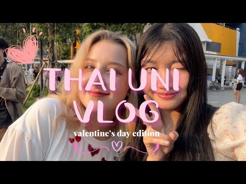 bangkok vlog valentine's day at campus fun activities and classes international student life
