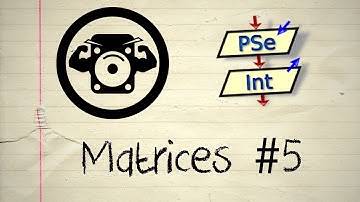 Ejercicios PseInt - Matrices #5 - Insertando números aleatorios en una matriz