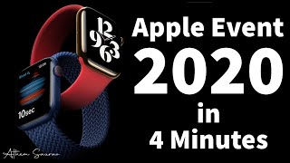 Apple September 2020 event in 4 minutes