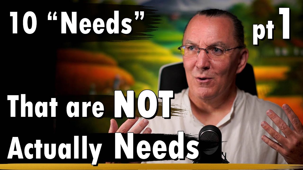 10 Needs That Aren't Actually Needs | Two Mind Method part 1