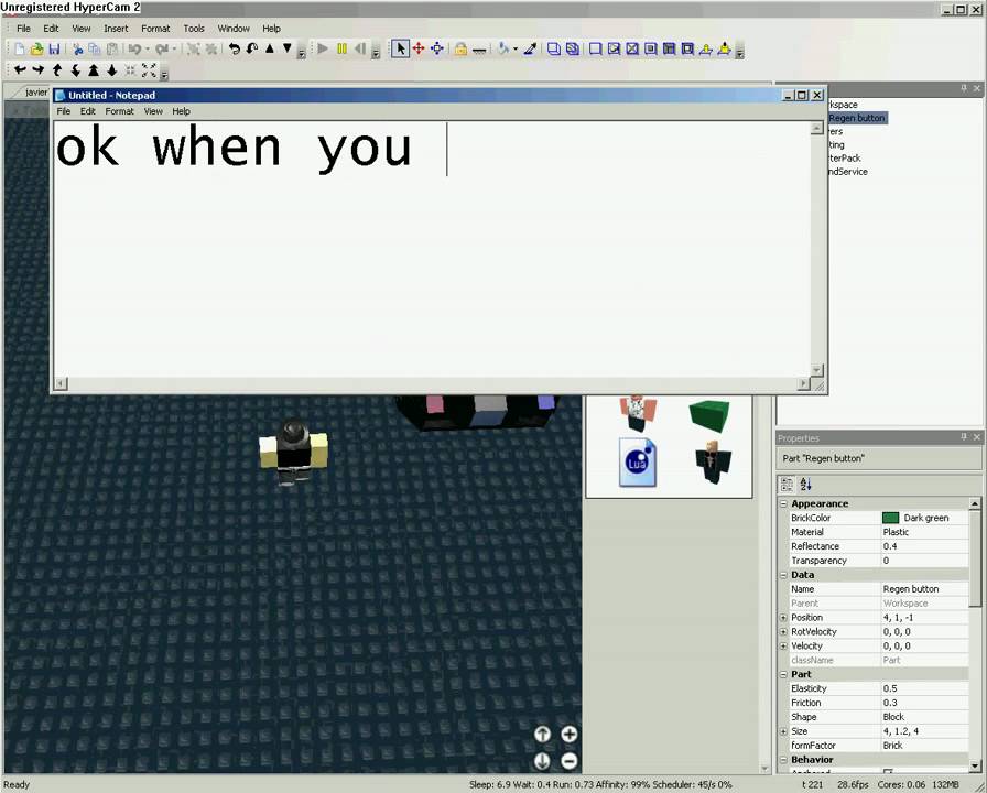 How To Make A Regen Button On Roblox