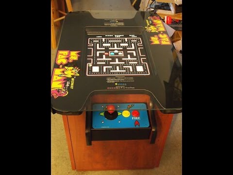 Ms Pacman Cocktail Table Replica Build Part 1 Youtube