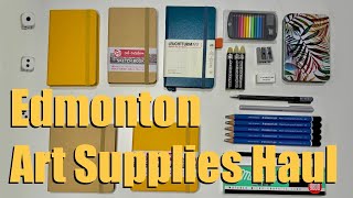 Edmonton Art Supplies Haul - (The Paper and The Print || Delta Art & Drafting Supplies)