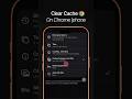 How to Clear Cache on Google Chrome Iphone