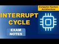 Introduction to Interrupt Cycle | Steps of Interrupt Cycle | Computer Architecture | BCA | One Bit