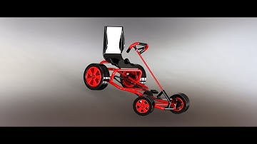 Solidworks go kart preview