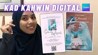 SENANG & FREE! DIY Kad Kahwin Sendiri Saja!