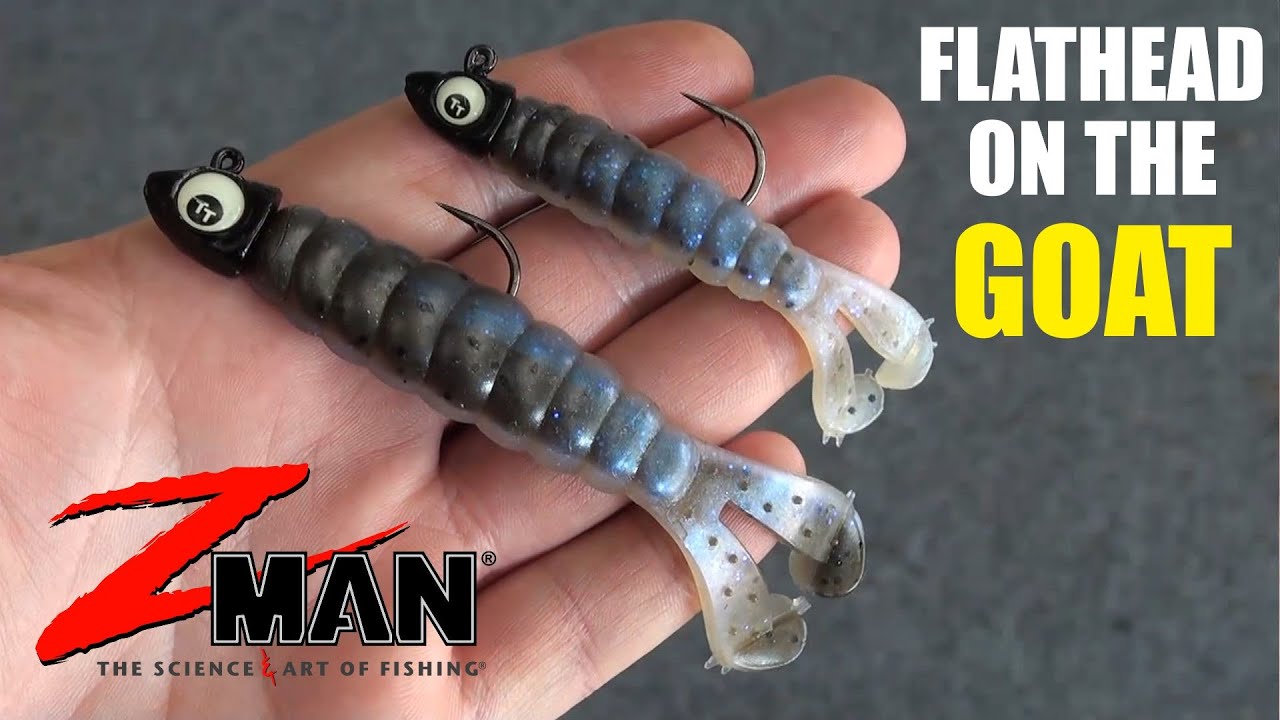 How to Rig & Fish the ZMan GOAT - Side Rigging for Flathead with ZMan Baby  Goat & GOAT 