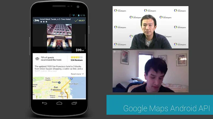 Google Maps Developers Live: Google Maps Android API V2