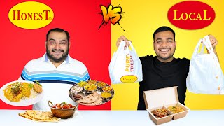 Honest Vs Local Restaurant Food Comparison | Food Eating Challenge | Viwa Food World