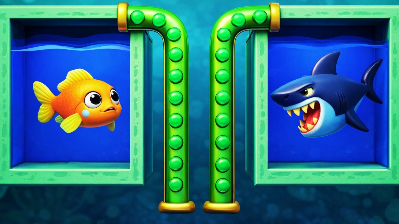 Save The Fish 🐠 Vs Fishdoom Ads   Ultimate Pull The Pin Challenge!   Can You Save Them All  Part 1