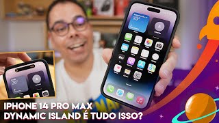 LIGANDO PELA PRIMEIRA VEZ IPHONE 14 PRO MAX 256GB: SERÁ QUE A DYNAMIC ISLAND É TUDO ISSO?