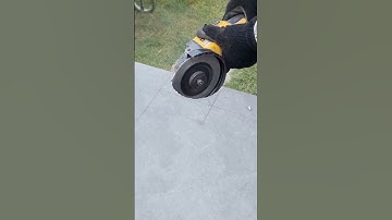 How to Cut a CIRCLE in a tile #shorts #construction #landscaping#asmr