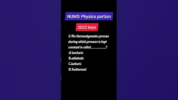 NUMS physics 2022 keys |NUMS mcat 2022 keys |PHYSICS PART 5| @mdcattest  #shorts #youtubeshorts