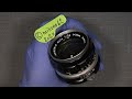Cleaning lens elements remove old fungus In Non-Ai Nikkor Auto 1:2.8 f=35mm