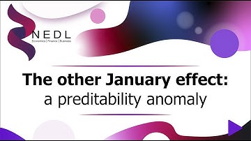 The other January effect: a preditability anomaly