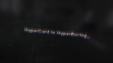 HyperCard to HyperBoring