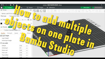 How to add multiple objects on one plate in Bambu Studio