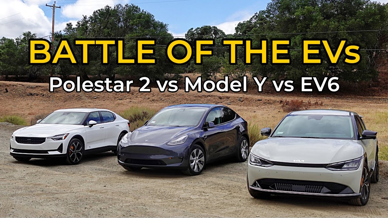Polestar 2 Performance vs Kia EV6 Wind AWD vs Tesla Model Y Long Range - Head to Head Review!