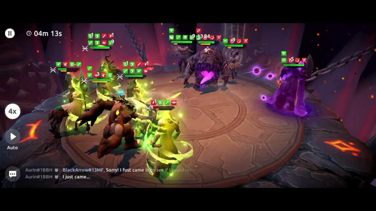 220k Dark Druids Vs 300k Chaos-Cursed circus. AoM