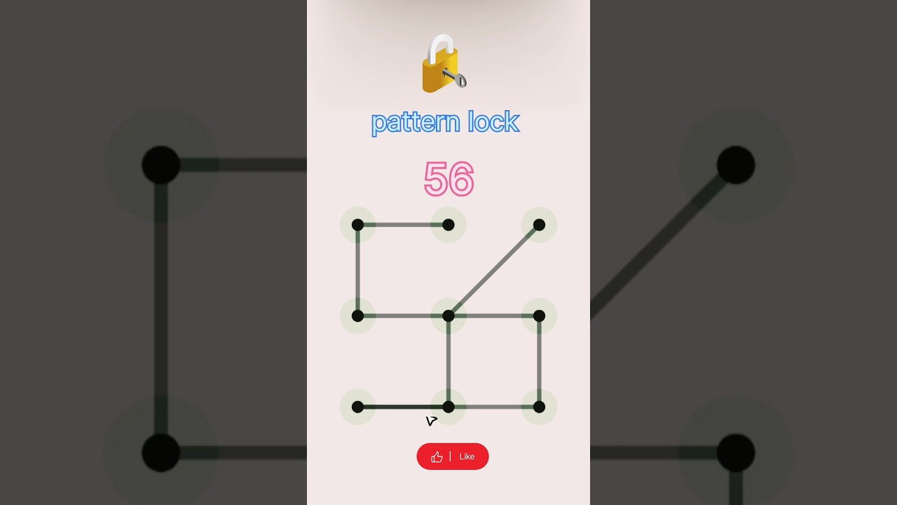 mobile screen lock 56! Stylish pattern lock 