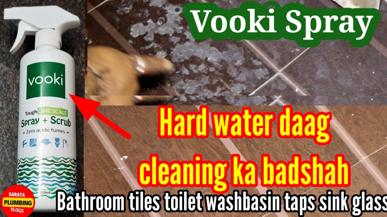 Vooki Spray and Scrub | Bathroom tiles cleaner | toilet and taps ...