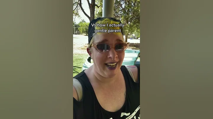 What I thought Gentle Parenting was.     #momlife #funny #parenting #vs #mommacusses
