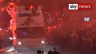 Sergio Ramos Drops Trophy After Real Madrid Win Spanish Cup