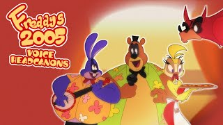 [FREDDYS 05] Giving Voice Headcanons to my FNAF DESIGNS